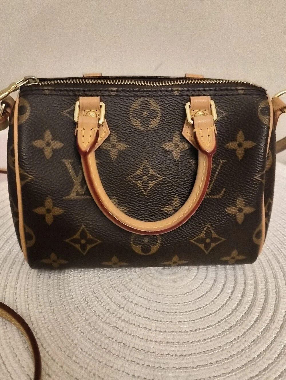 Louis Vuitton Nano Speedy Monogram Crossbody